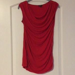 Drape neck tank